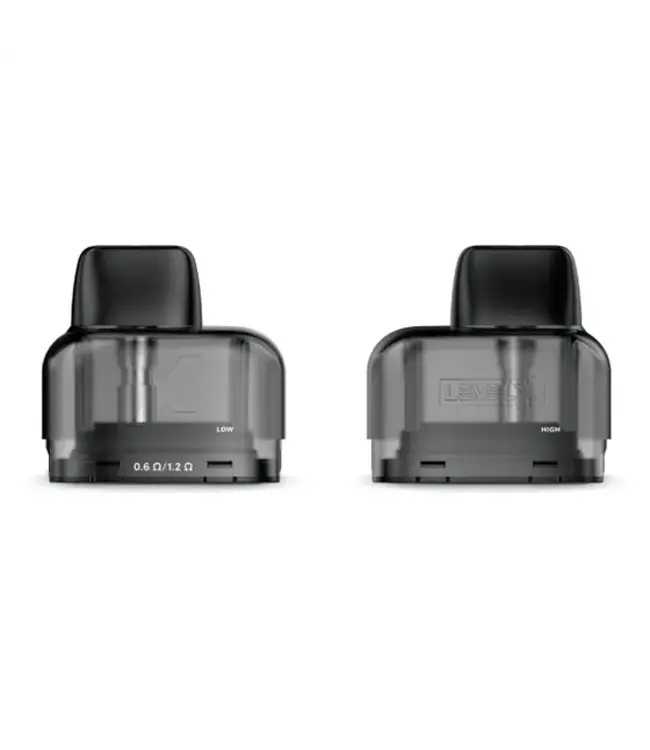 Level X - Refillable Dual Coil Pod - 0.6ohm/1.2.ohm - 2/pk - CRC