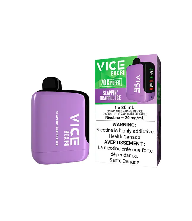 VICE BOX 2 70K - Slappin' Grapple Ice 20 mg Disposable Vape - ON