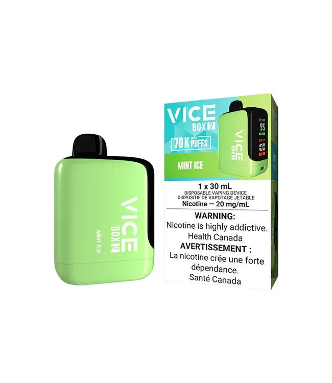 VICE BOX 2 70K - Mint Ice 20 mg Disposable Vape - ON