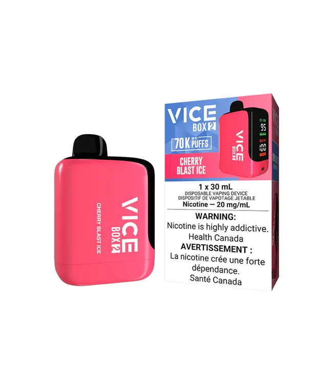 VICE BOX 2 70K - Cherry Blast Ice 20 mg Disposable Vape - ON