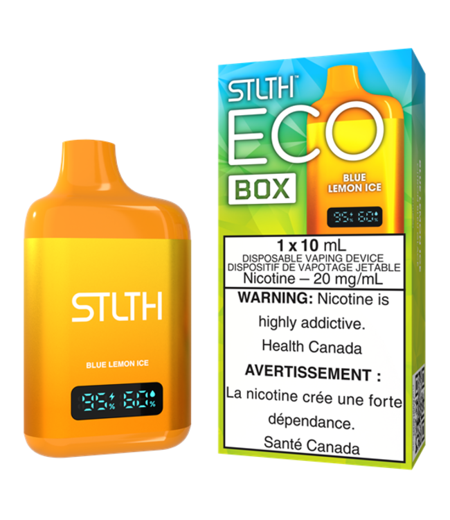 STLTH ECO BOX - Blue Lemon Ice 20 mg Disposable Vape - ON