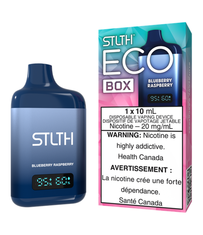 STLTH ECO BOX - Blueberry Raspberry 20 mg Disposable Vape - ON