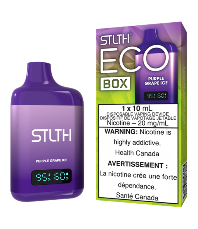 STLTH ECO BOX - Purple Grape Ice 20 mg Disposable Vape - ON