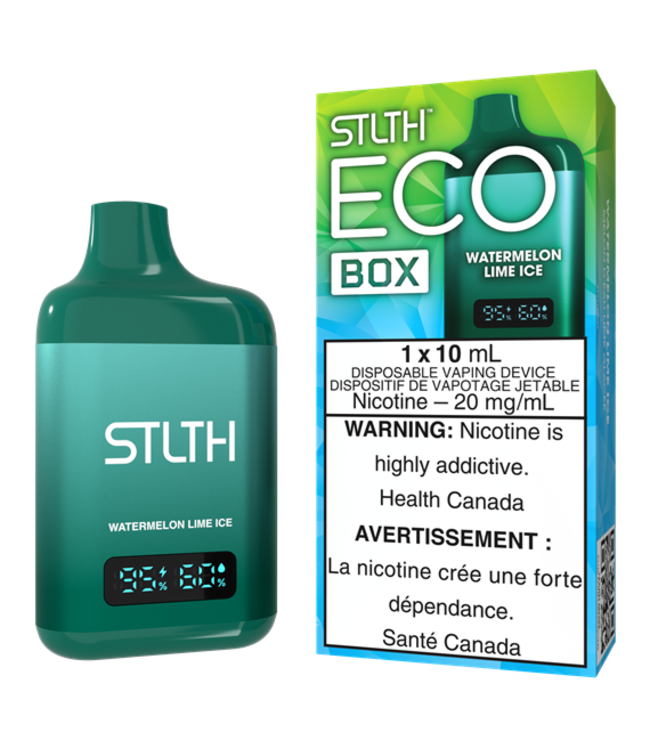 STLTH ECO BOX - Watermelon Lime Ice 20 mg Disposable Vape - ON