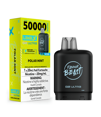 Level X Boost G2 Ultra 50K LEVEL X BOOST G2 ULTRA 50K - FLAVOUR BEAST - Polar Mint Iced - 20 mg - ON
