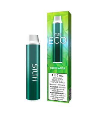STLTH ECO 1600 Green Apple 20 mg Disposable Vape - ON