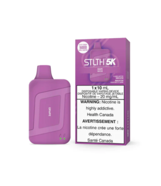 STLTH BOX 5K Grape 20 mg Disposable Vape - CLEARANCE