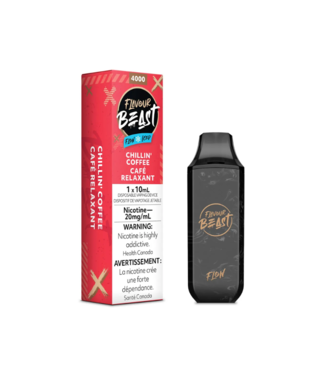 FLAVOUR BEAST Chillin' Coffee Iced 20 mg Disposable Vape - CLEARANCE