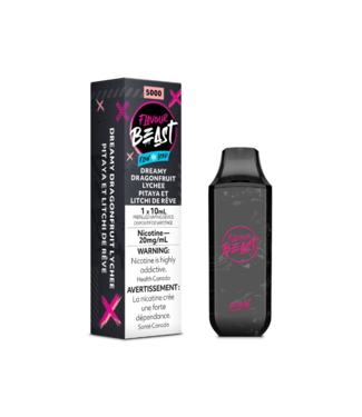 FLAVOUR BEAST Dreamy Dragonfruit Lychee Iced 20 mg Disposable Vape - CLEARANCE