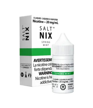 Vaporus NIX SALT NIX - Spring Mint E-Liquid - CLEARANCE