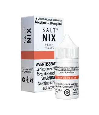 Vaporus NIX SALT NIX - Peach Please E-Liquid - CLEARANCE