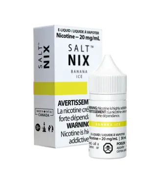 Vaporus NIX SALT NIX - Banana Ice E-Liquid - CLEARANCE