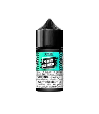 Salt Worx SALT WORX HYBRID - Menthol Ice E-Liquid - CLEARANCE