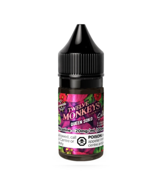 12 Monkeys Salt TWELVE MONKEYS SALT - Mangabeys E-Liquid - CLEARANCE