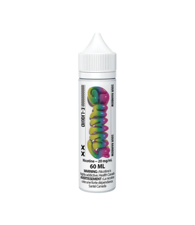 GUMMY SALT 60mL - Sour Rainbow 20 mg E-Liquid - ON