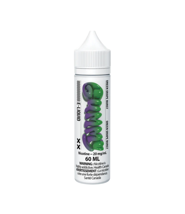 GUMMY SALT 60mL - Green Grape Burst 20 mg E-Liquid - ON