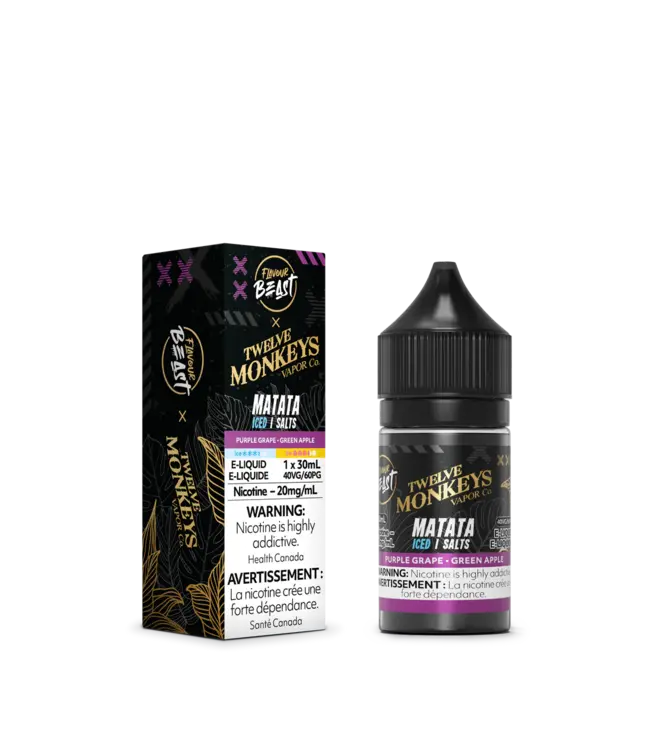 FLAVOUR BEAST x 12 MONKEYS SALT - Matata Iced - 20 mg E-Liquid - ON