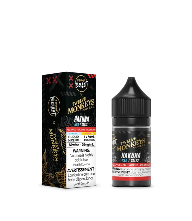 FLAVOUR BEAST x 12 MONKEYS SALT - Hakuna Iced - 20 mg E-Liquid - ON