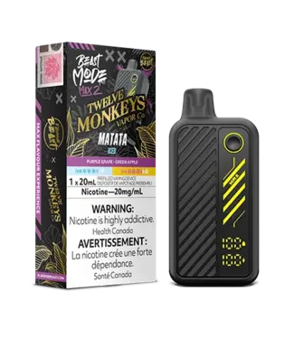 FLAVOUR BEAST BEAST MODE MAX 2 x 12 MONKEYS 50K Matata Iced 20 mg Disposable Vape - ON