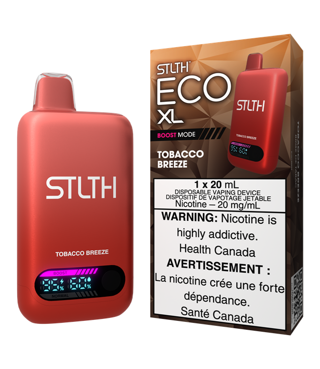 STLTH ECO XL - Tobacco Breeze 20 mg Disposable Vape - ON