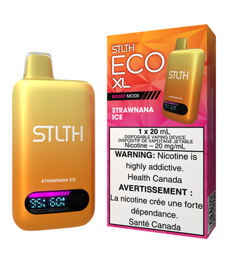 STLTH ECO XL Strawnana Ice 20 mg Disposable Vape - ON
