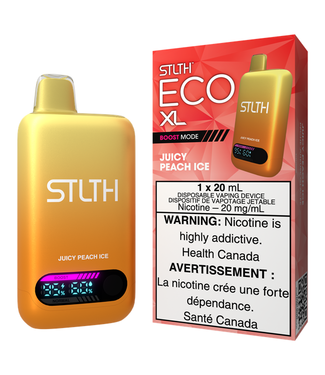 STLTH ECO XL Juicy Peach Ice 20 mg Disposable Vape - ON