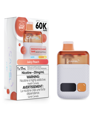 Capsl AFX17 CAPSL AFX17 60K - 17mL - Juicy Peach 20 mg - ON