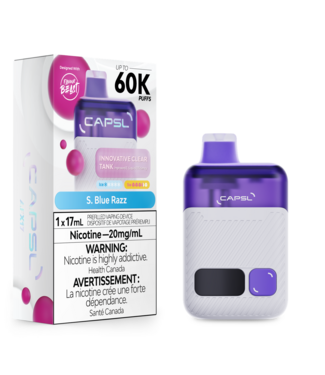 Capsl AFX17 CAPSL AFX17 60K - 17mL - S. Blue Razz 20 mg - ON