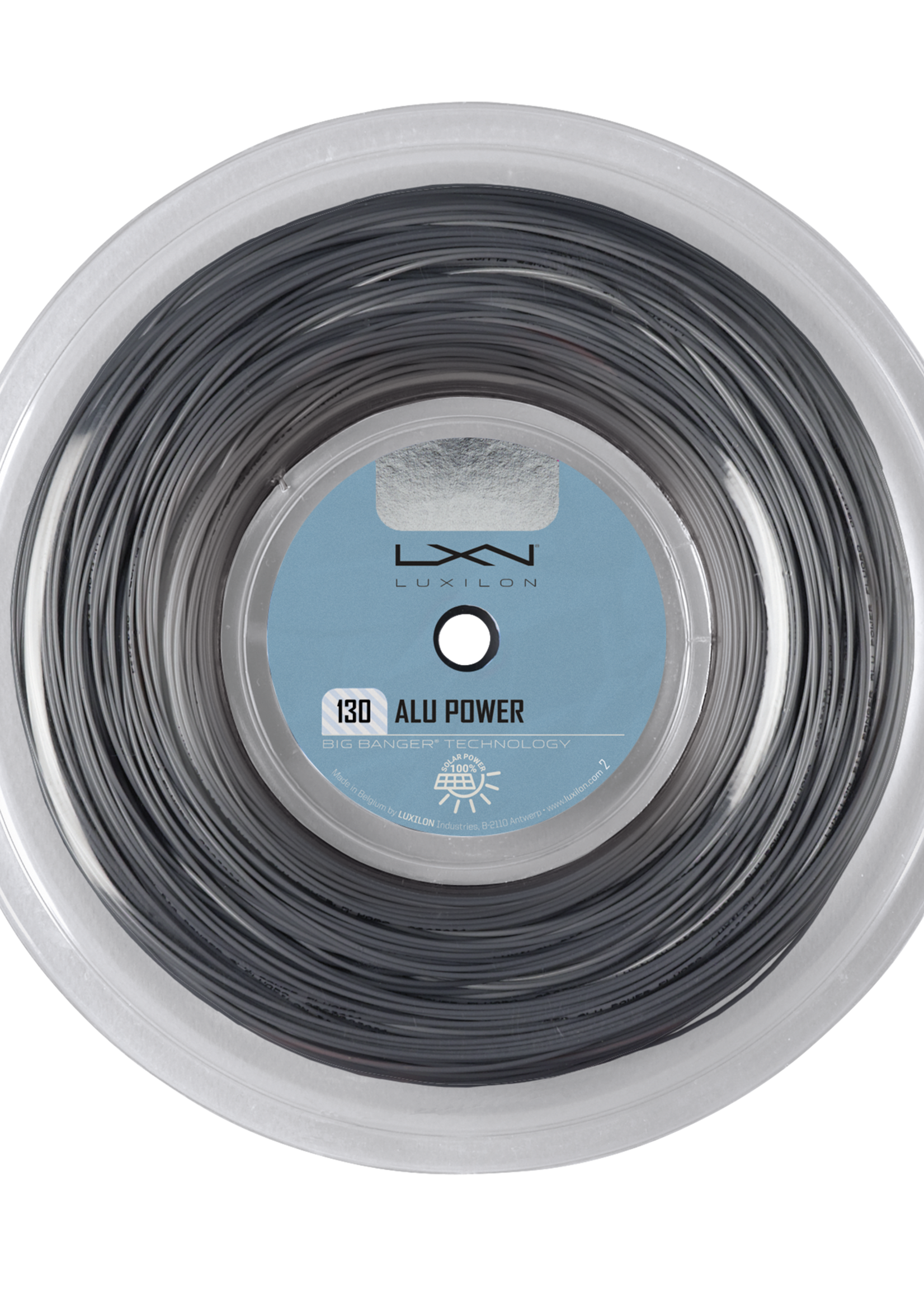 Luxilon ALU Power 130 Silver Tennis String (Reel)