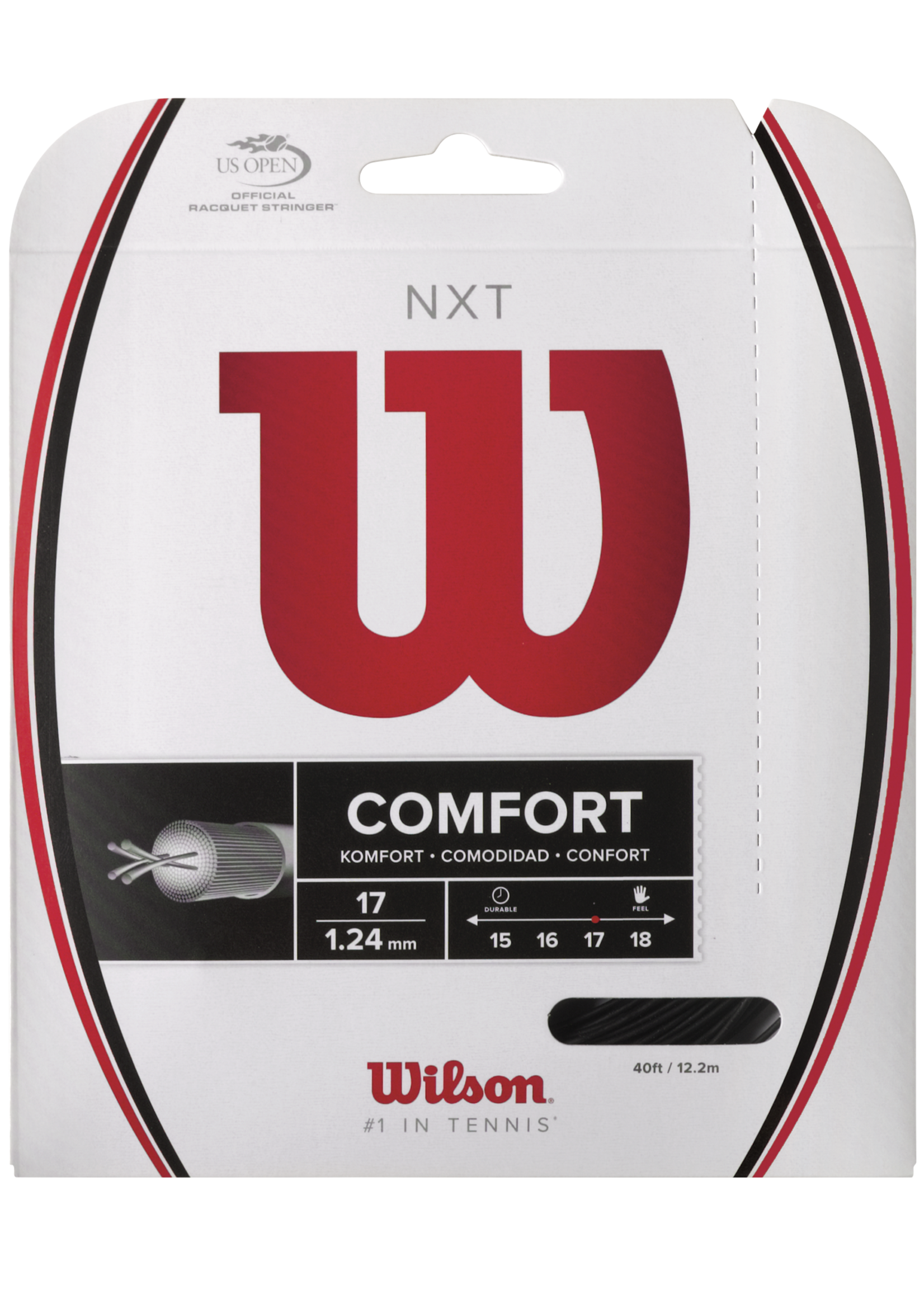 Wilson Wilson NXT 125/17  Black Tennis String