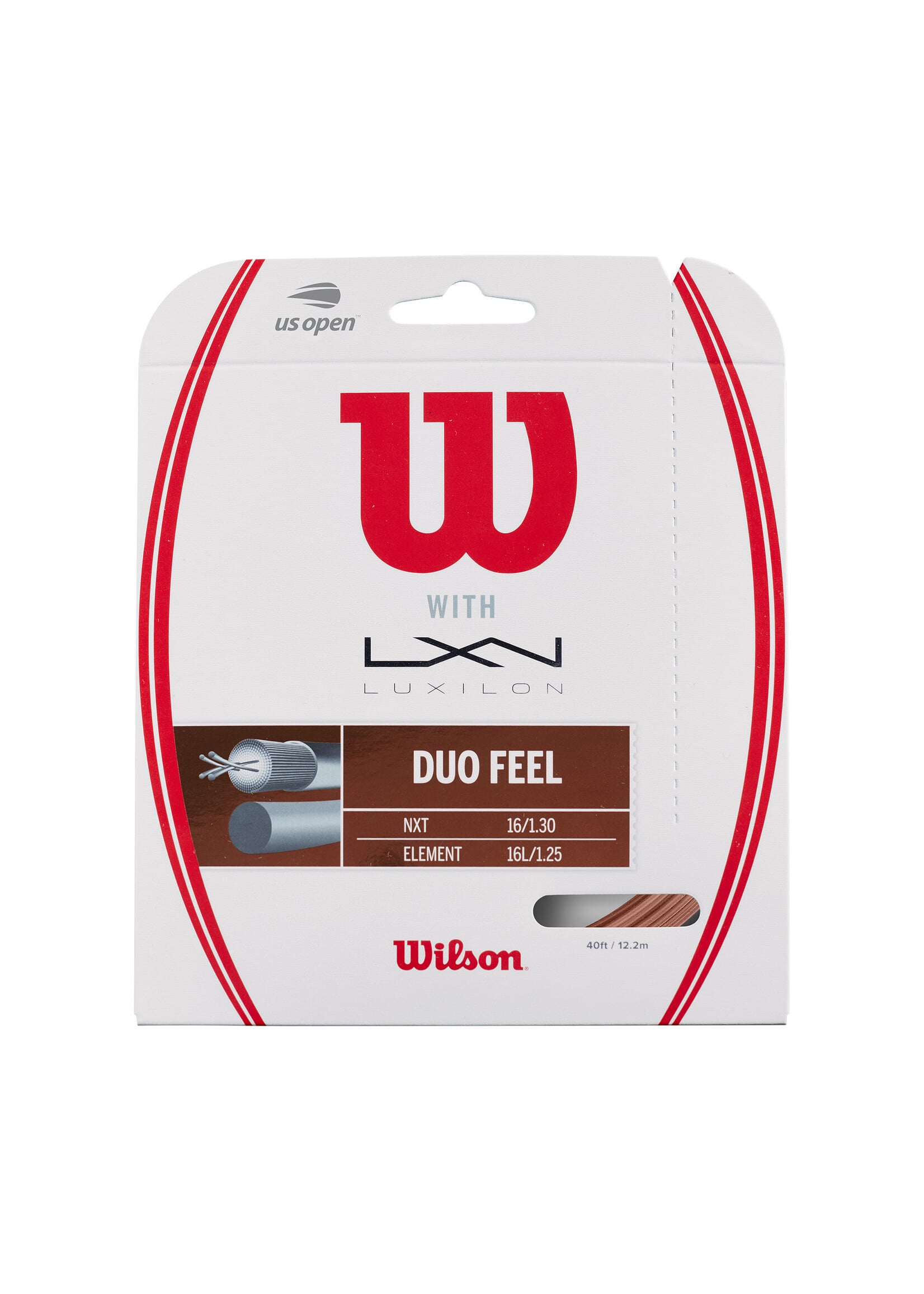 Wilson Wilson Duo Feel Corda de Tênis NXT + Element