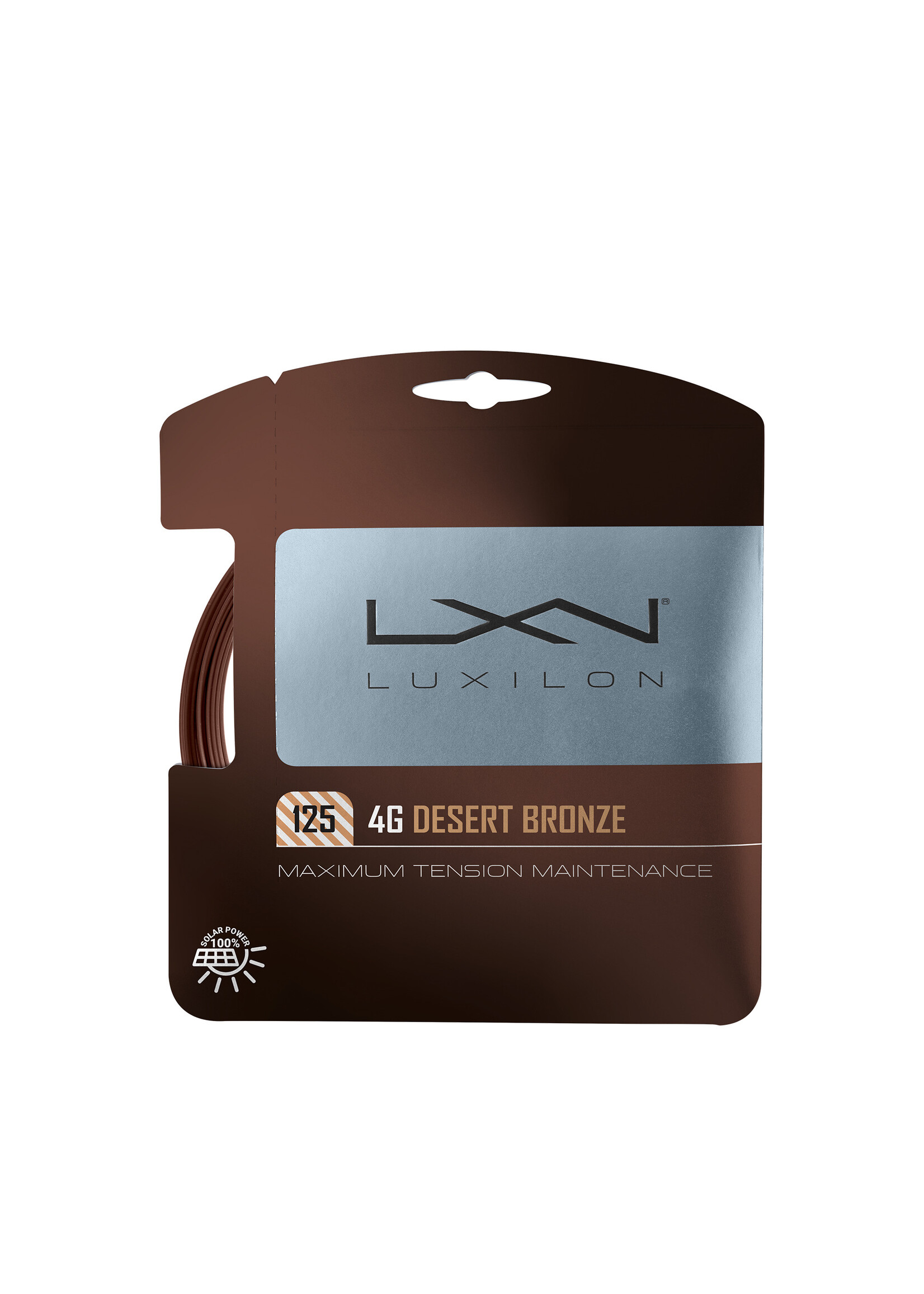 Luxilon Luxilon 4G Corda de Tênis Bronze Deserto 125/17