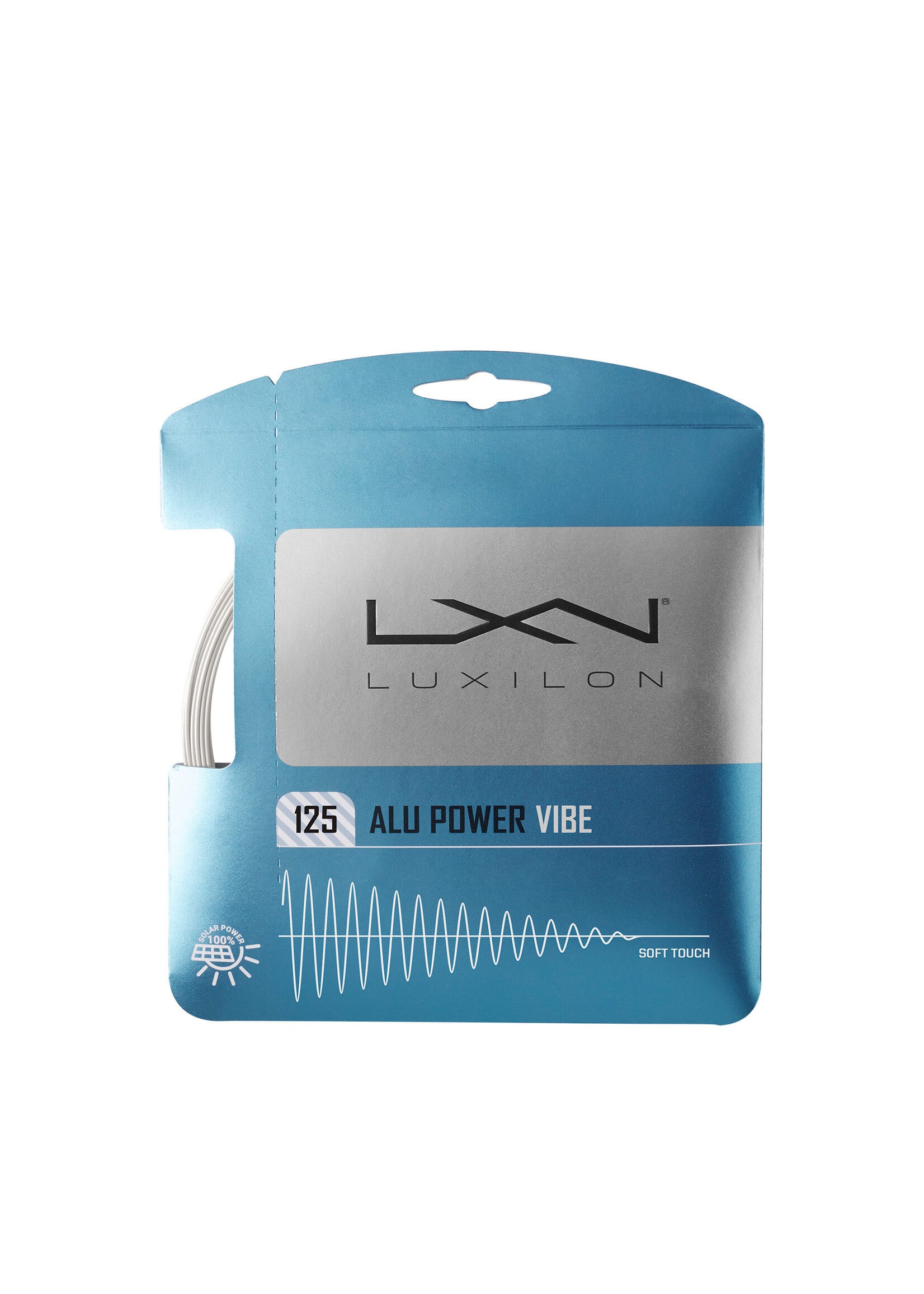 Luxilon Luxilon Alu Power Vibe Cuerda de Tenis Blanco/Perla 125/17