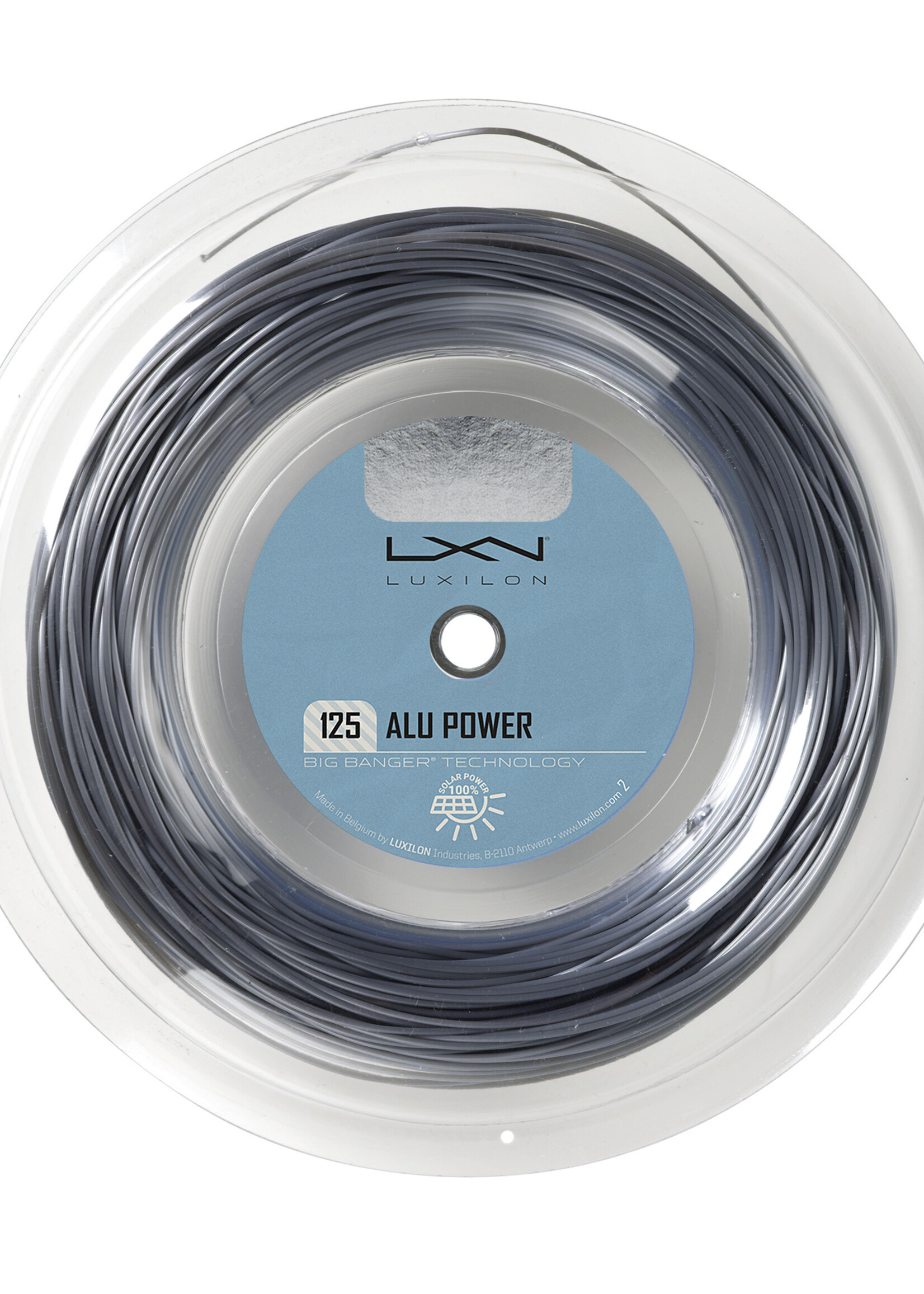 Luxilon Luxilon Alu Power 100m/330ft Silver Tennis String Reel 125/17