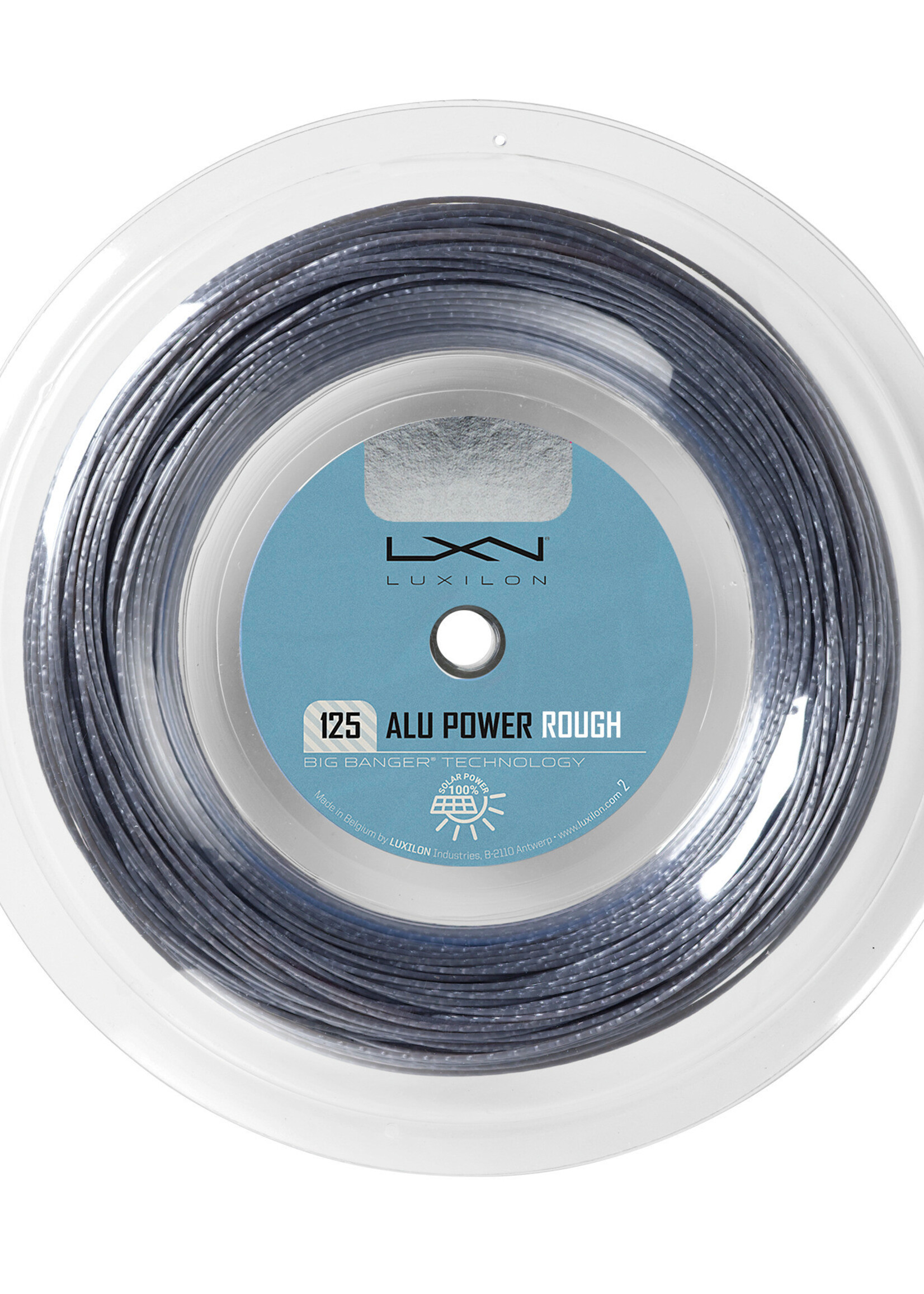 Luxilon Luxilon Alu Power Rough 100m/330ft Silver Tennis String Reel 125/17