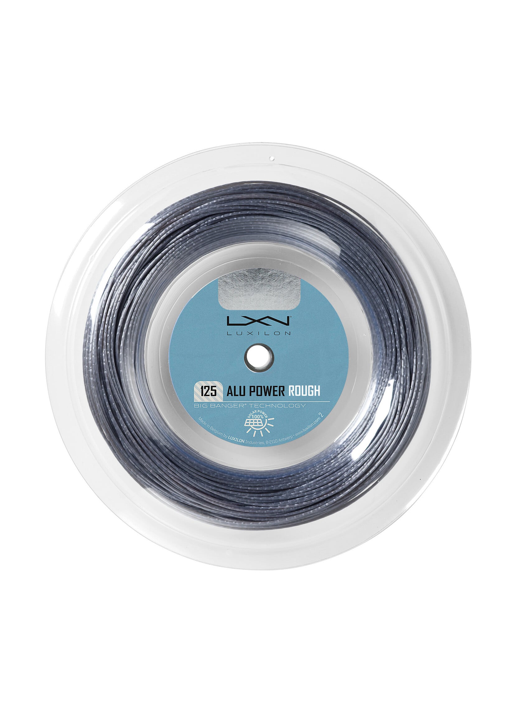 Luxilon Luxilon Alu Power Rough Tennis String Reel 100m/330ft Silver 125/17