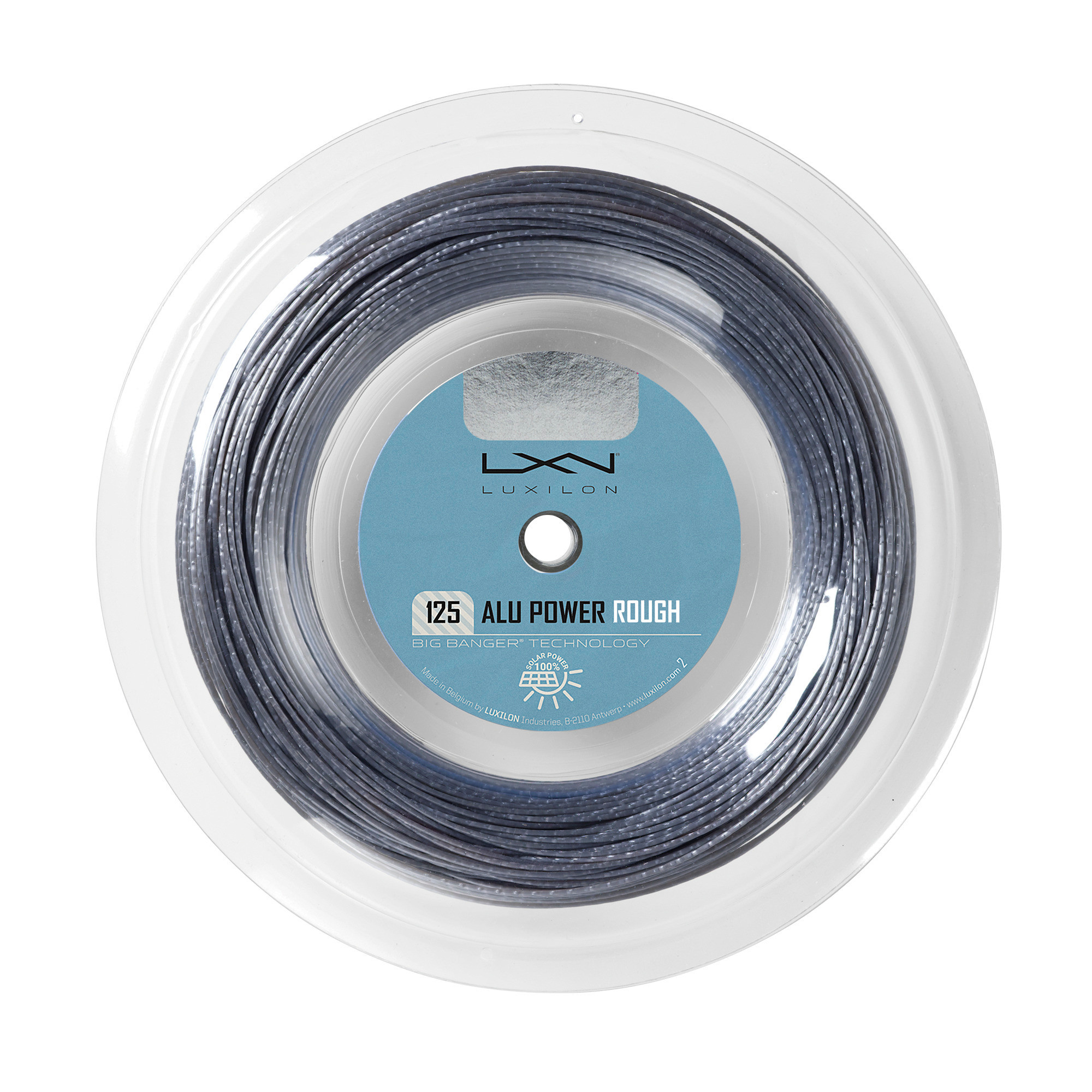 Luxilon Alu Power Rough 100m/330ft Silver Tennis String Reel 125/17 ...