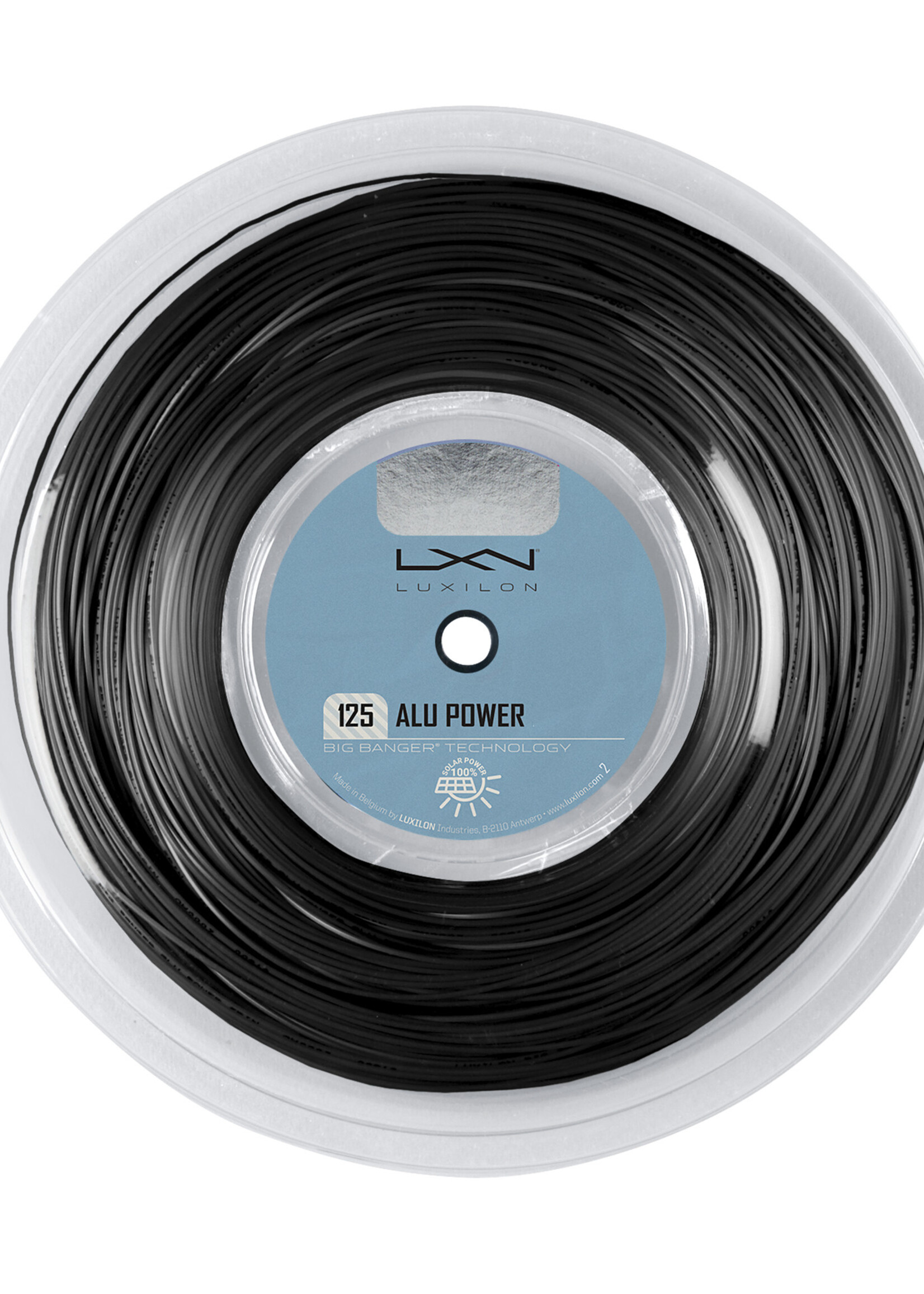 Luxilon Luxilon Alu Power Black 200m/660ft  Tennis String Reel 125/17