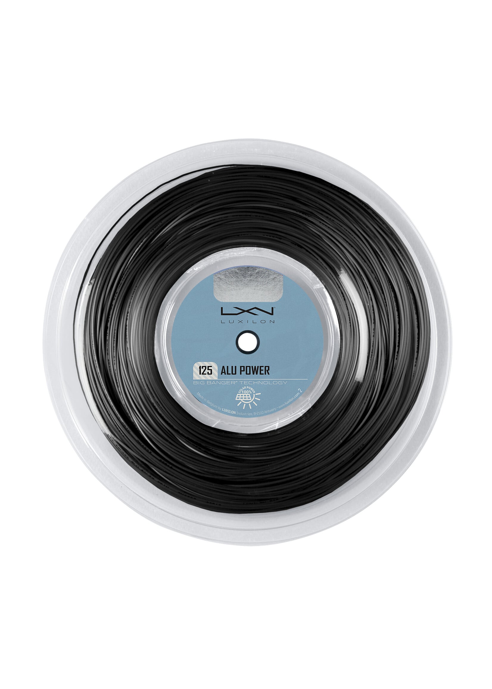 Luxilon Luxilon Alu Power Rolo de Corda de Tênis Preto 125/17
