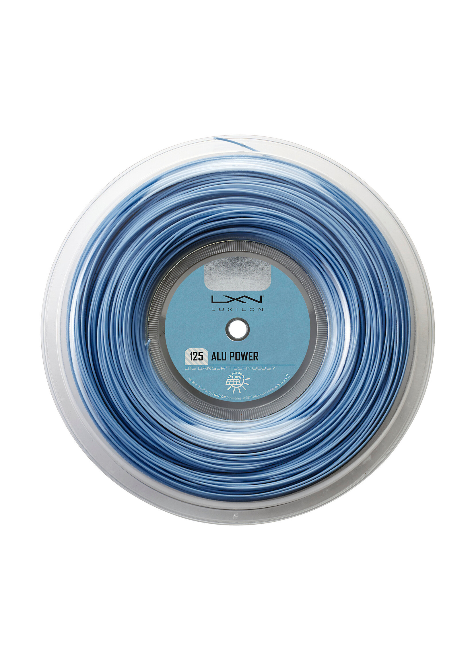 Luxilon Luxilon Alu Power Rolo de Corda de Tênis Azul Gelo 125/17