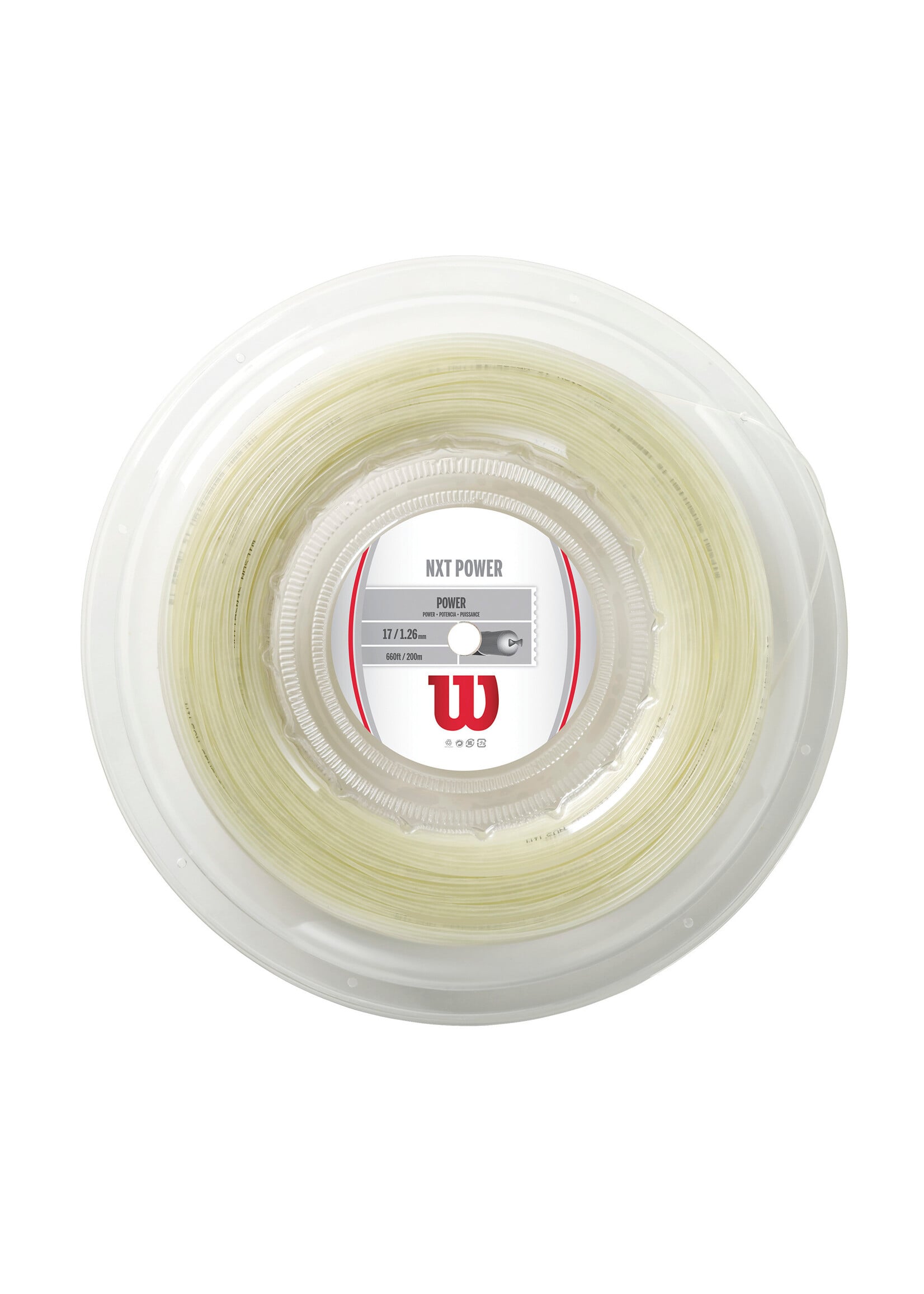 Wilson Wilson NXT Power Tennis String Reel Natural 125/17