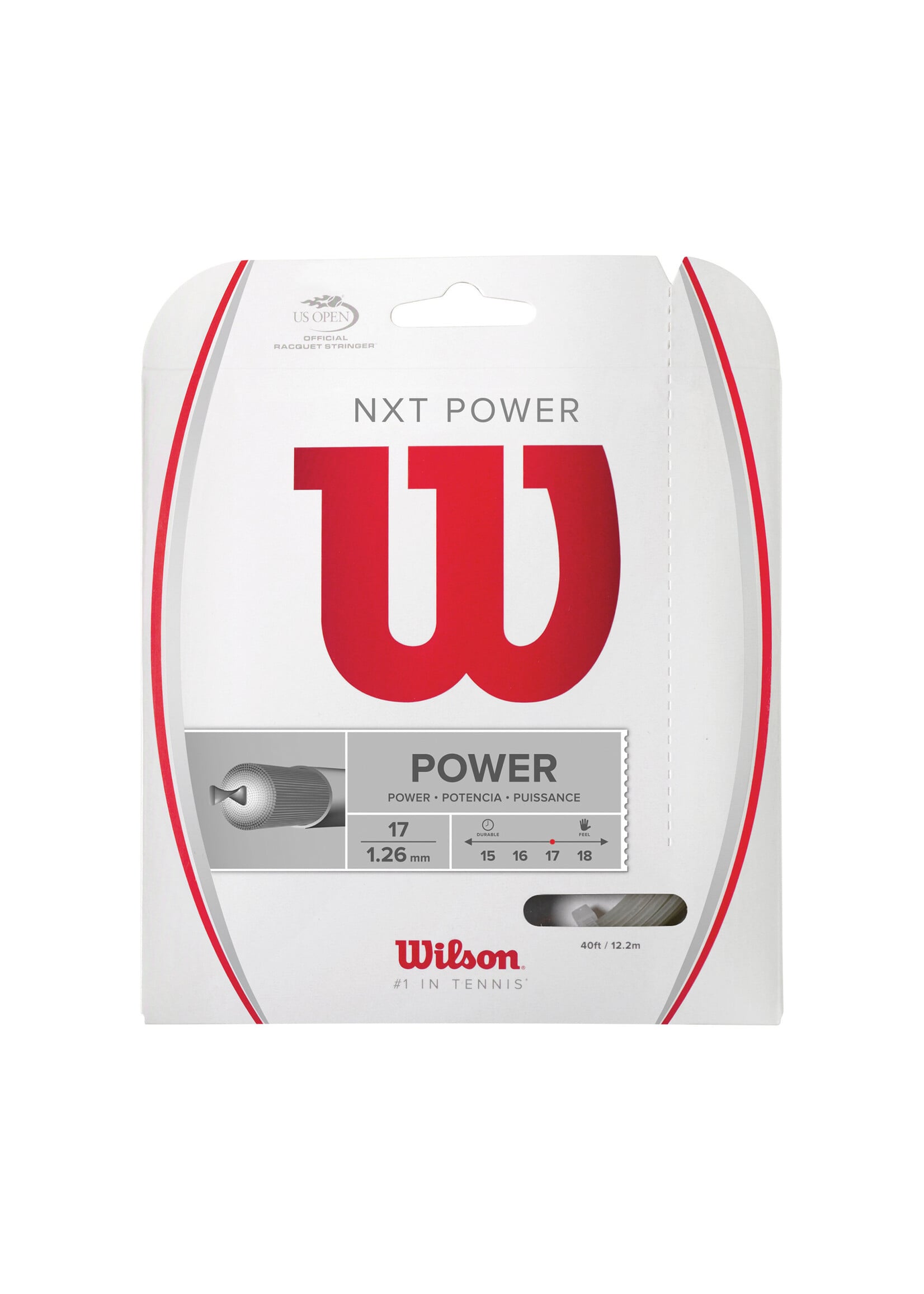 Wilson Wilson NXT Power Corda de Tênis 125/17