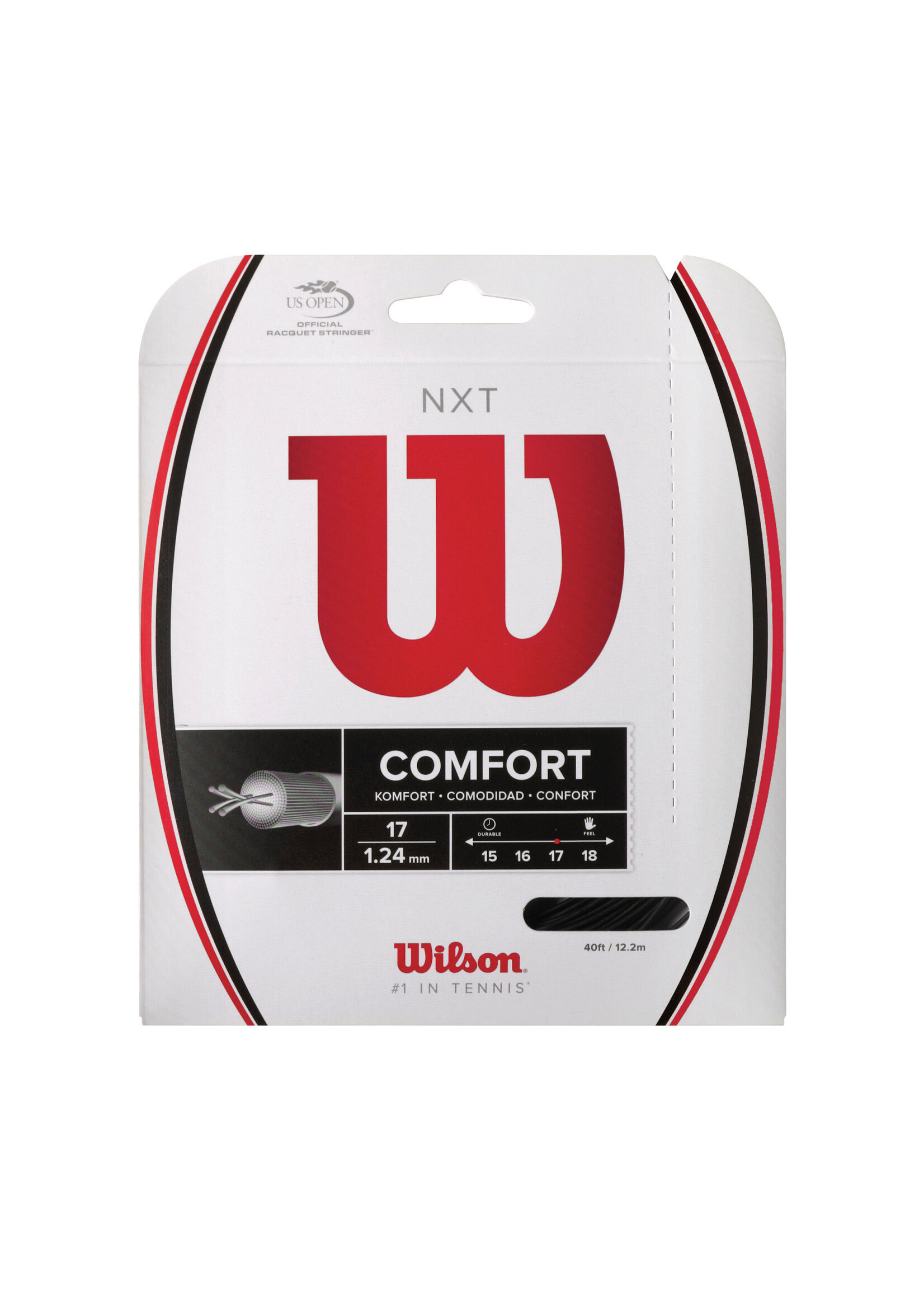 Wilson Wilson NXT Corda de Tênis Preto 125/17