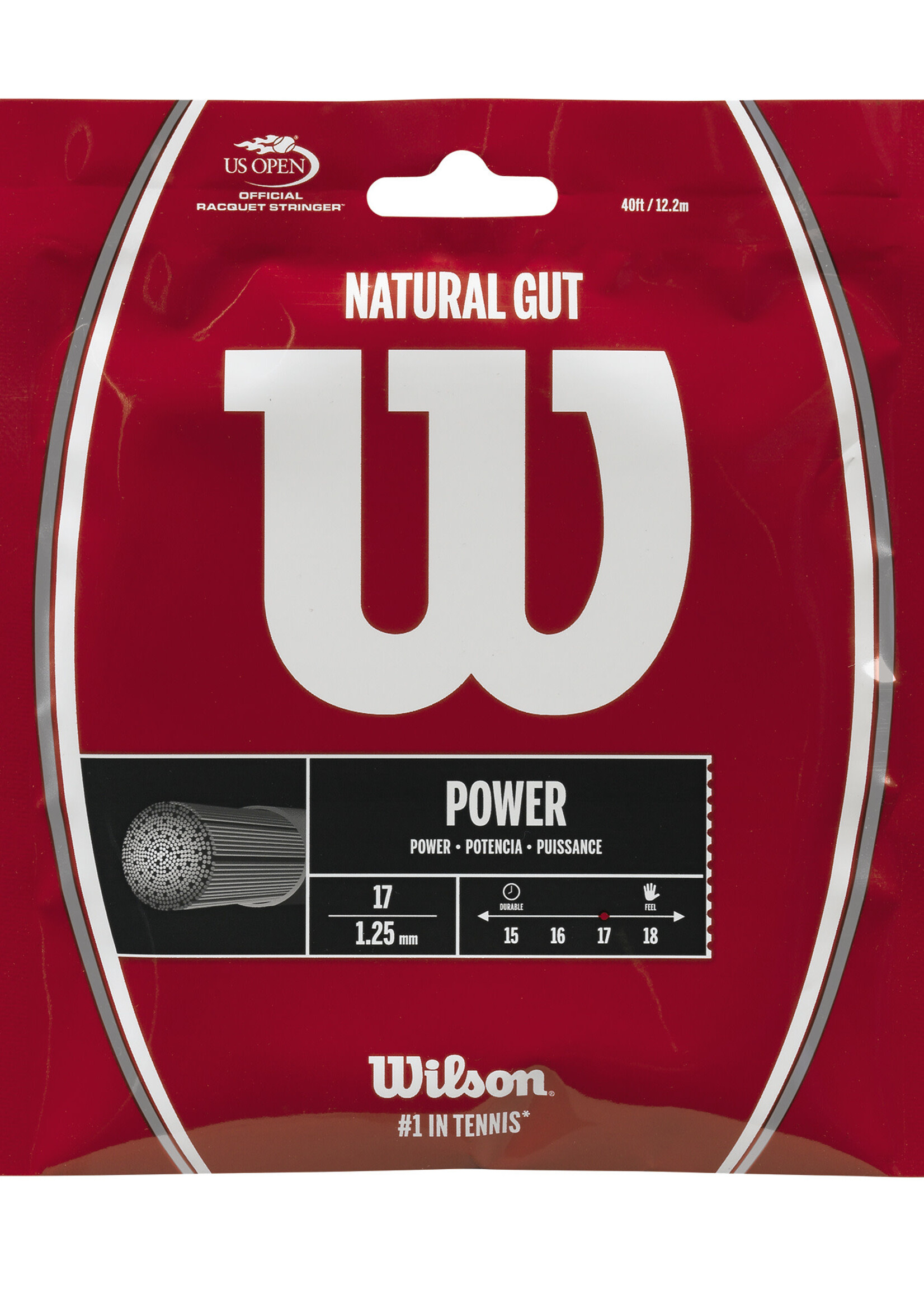 Wilson Wilson Natural Gut Tennis String 125/17