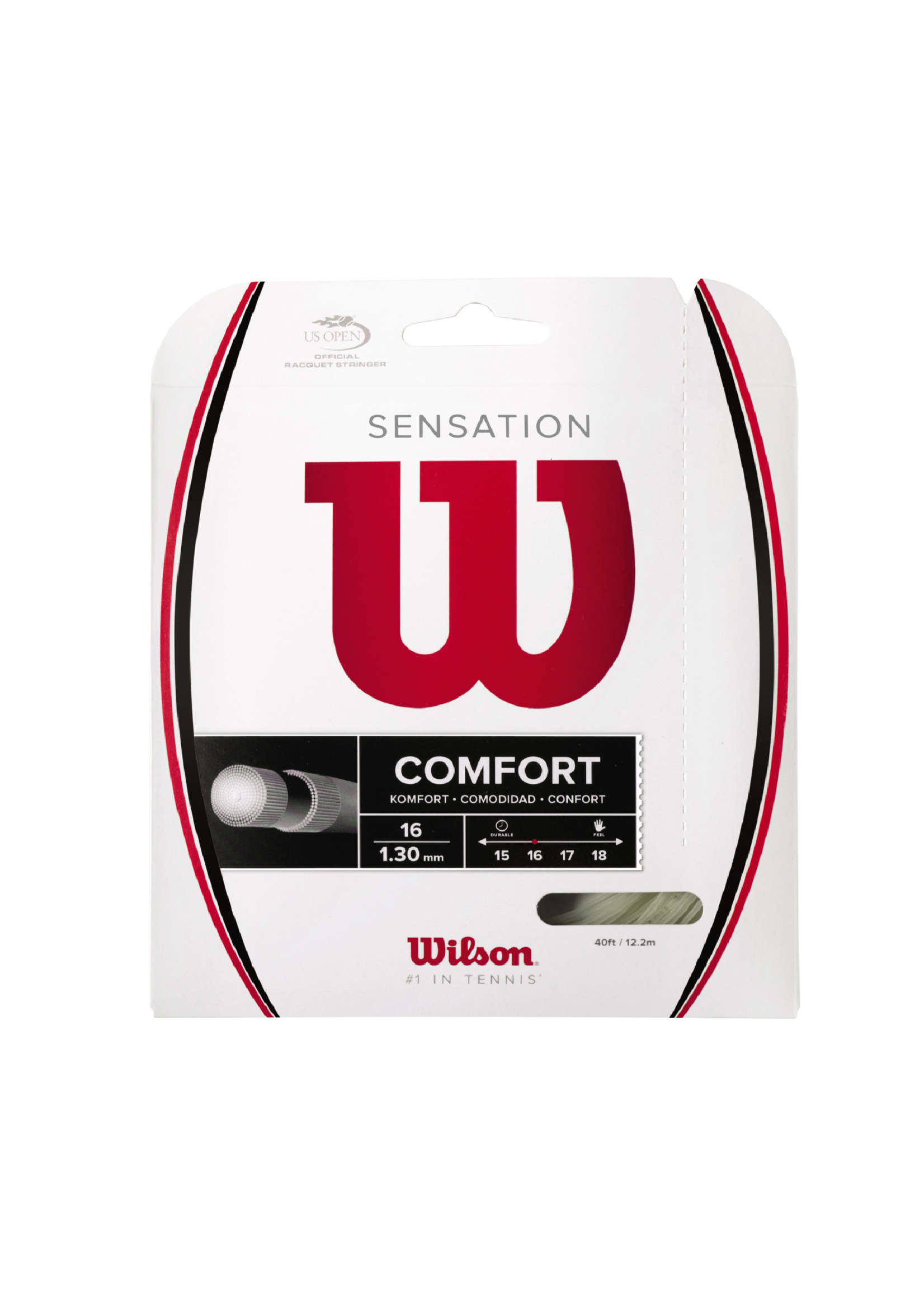 Wilson Wilson Sensation Cuerda de Tenis Natural 130/16