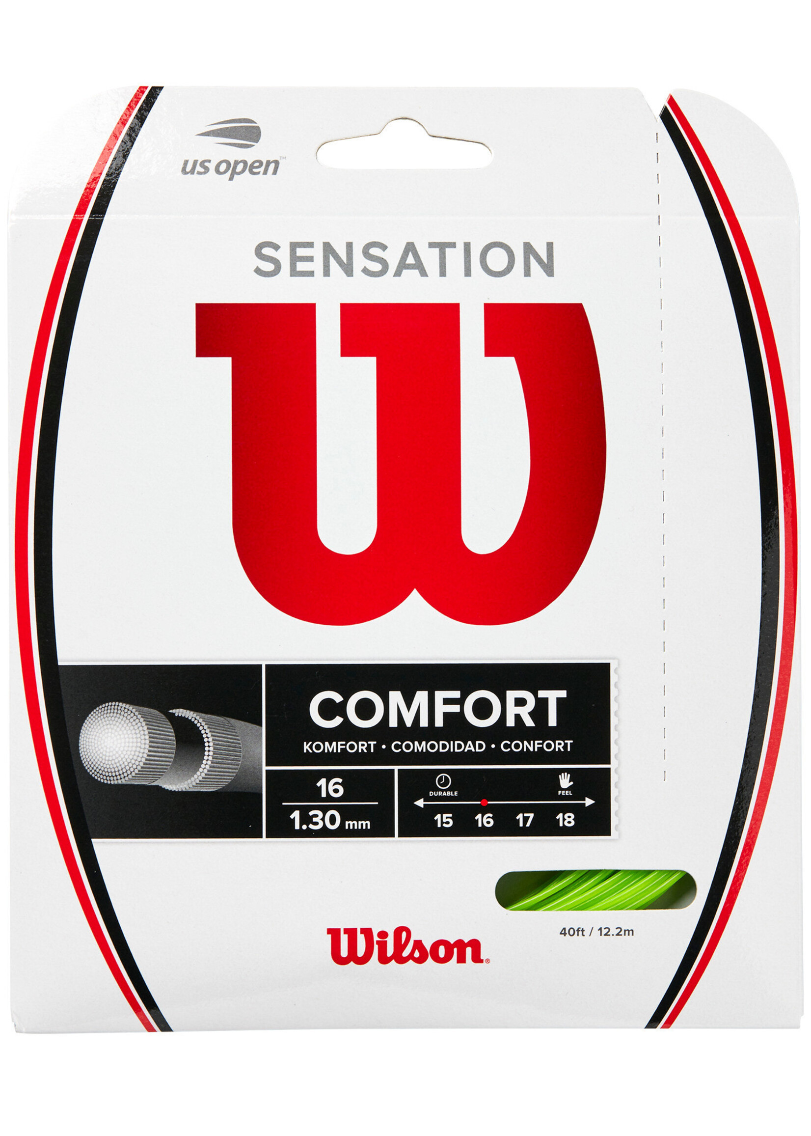 Wilson Wilson Sensation Tennis String Neon Green 130/16