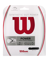 Wilson Wilson Synthetic Gut Power Tennis String Black 130/16