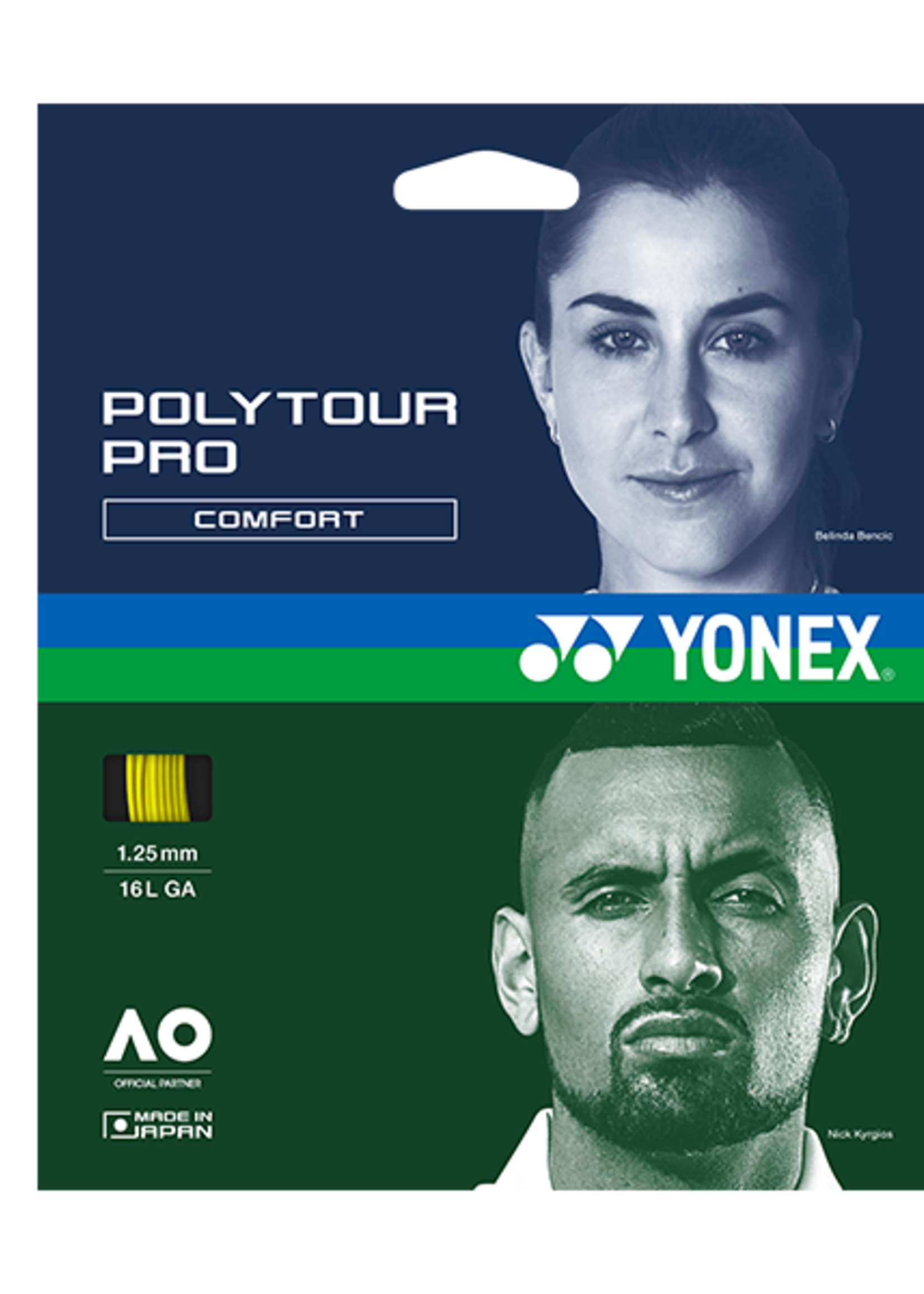 Yonex Yonex Polytour Pro Tennis String Flash Yellow 125/17