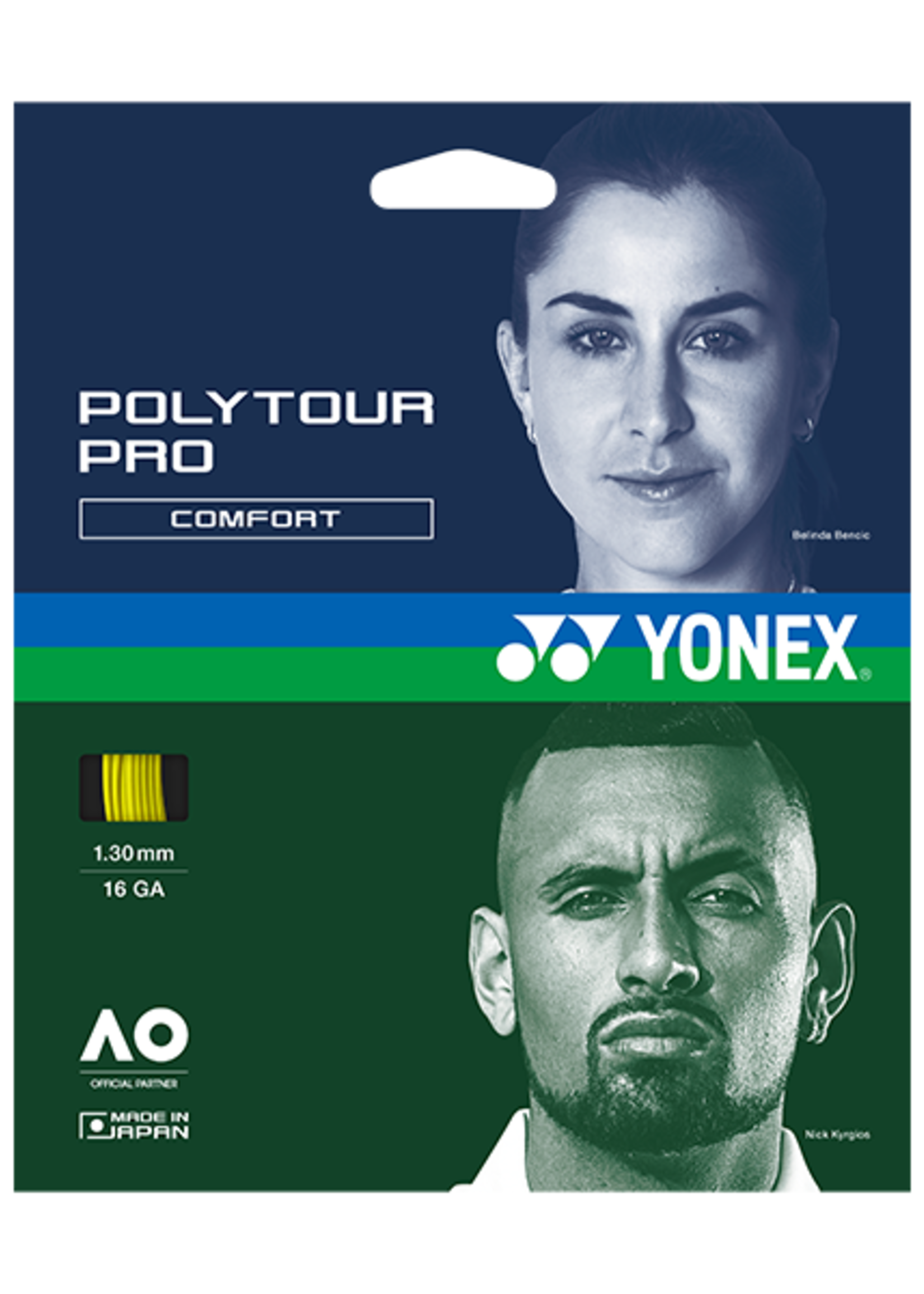Yonex Yonex Polytour Pro Tennis String Flash Yellow 130/16