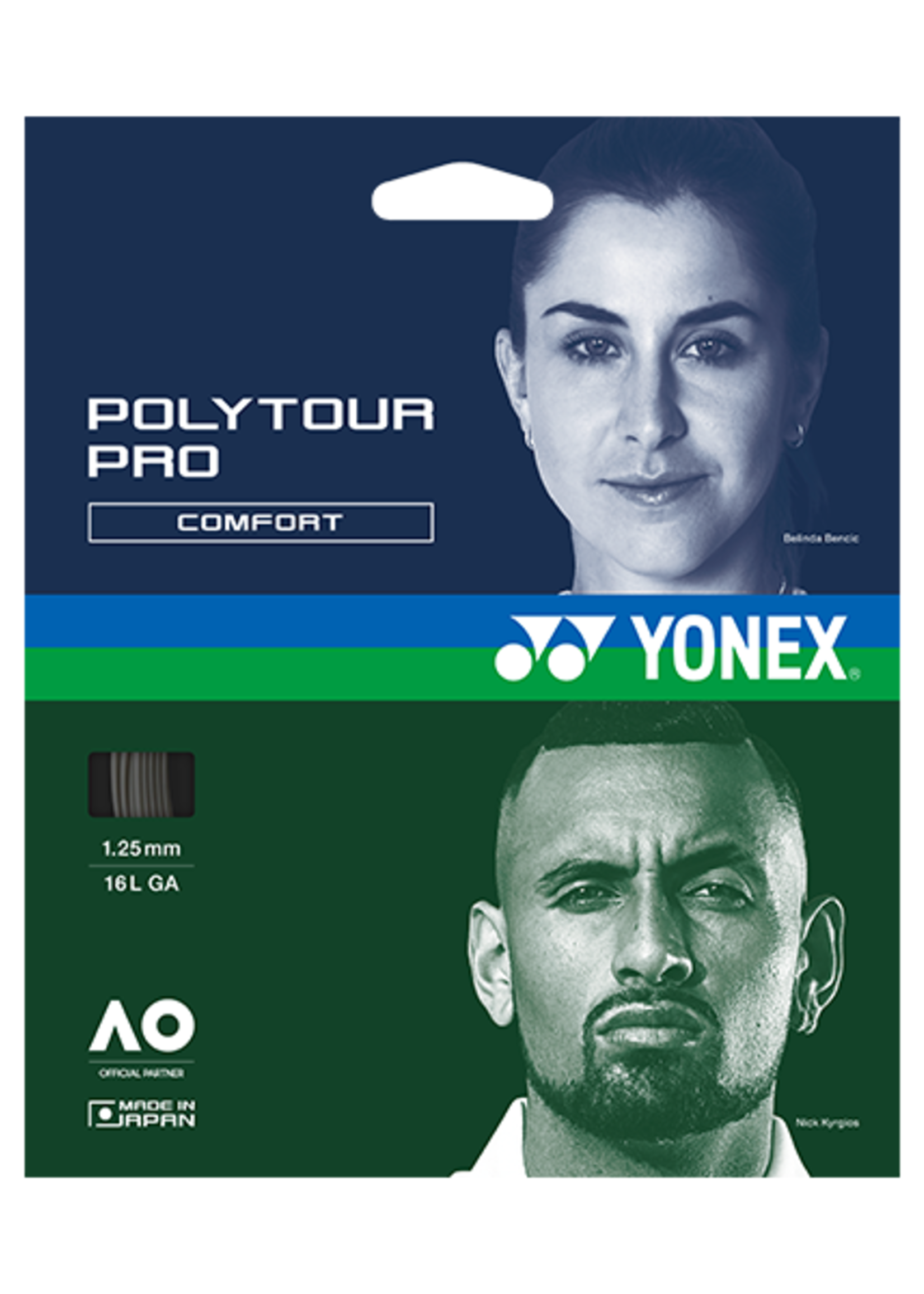 Yonex Yonex Polytour Pro Tennis String Graphite 125/16L